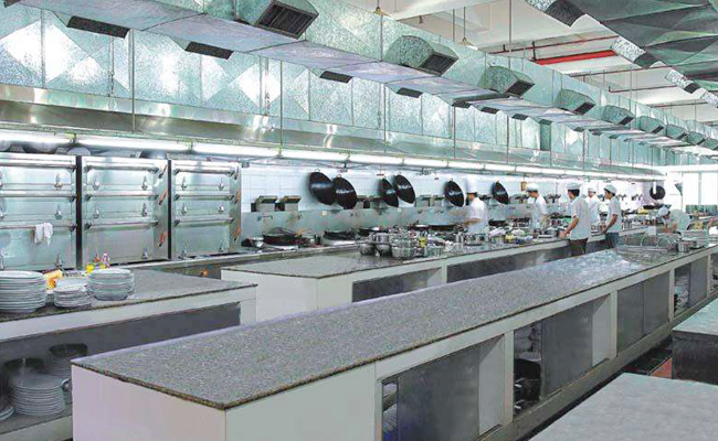 成都現(xiàn)代物流港廚房不銹鋼設備工程項目圖片2