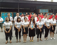 優(yōu)佰特廚房設備公司8月員工月會順利召開，現(xiàn)場氣氛活躍、充滿喜悅