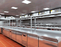 成都酒店廚房設備公司告訴你酒店廚房各功能區(qū)和通道設計方法